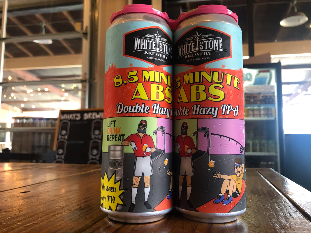 8.5 minute abs double hazy IPA four pack